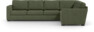 Friday - Hörnsoffa, 3+2-sits - Grön
