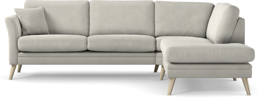 Eden - 2,5-sits soffa med divan - Grå