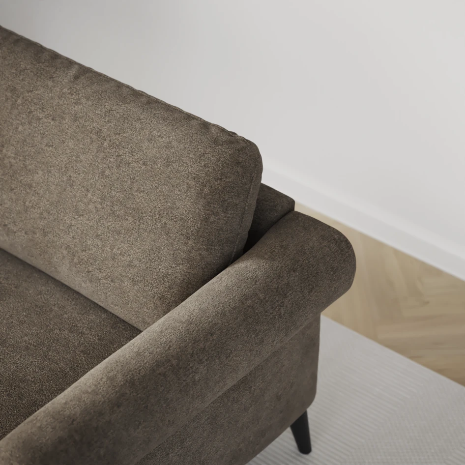Bridge - 4-sits soffa - Brun