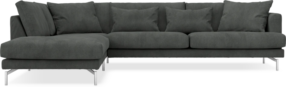 Harper - 3-sits soffa med divan vänster - Grå