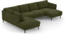 Madison Lux - 2-sits soffa med divan vänster och schäslong höger - Grön