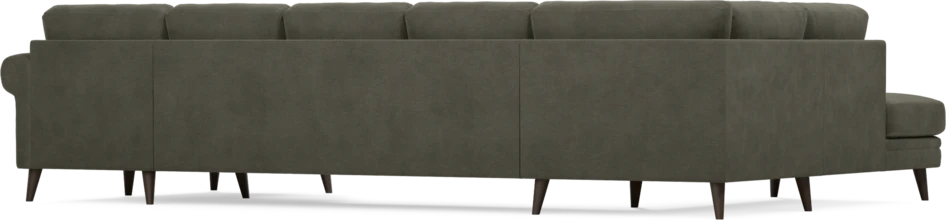 Eden - 3-sits soffa med divan vänster och schäslong höger - Grå