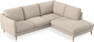 Madison Lux - 2-sits soffa med divan höger - Vit
