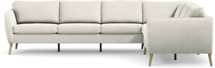 County - Hörnsoffa, 3+2-sits - Vit