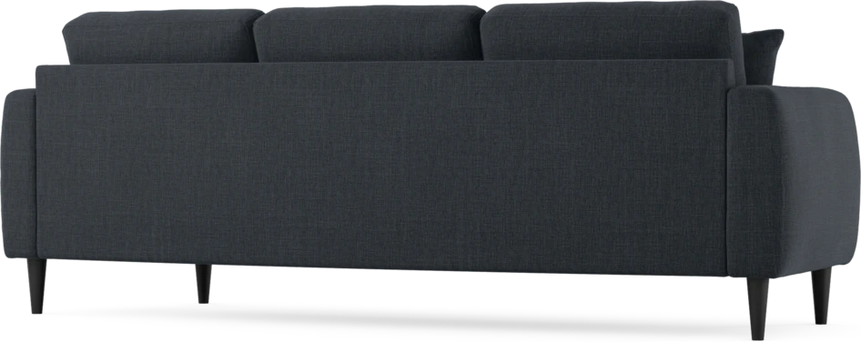 Eden - 3-sits soffa svängd - Blå