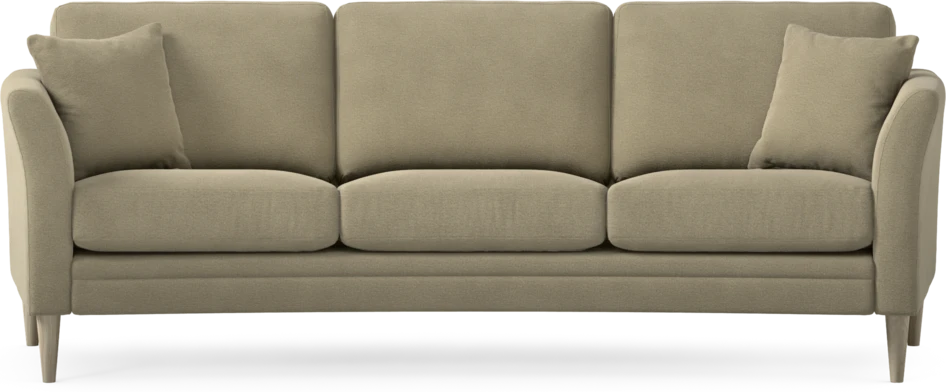 Eden - 3-sits soffa svängd - Beige