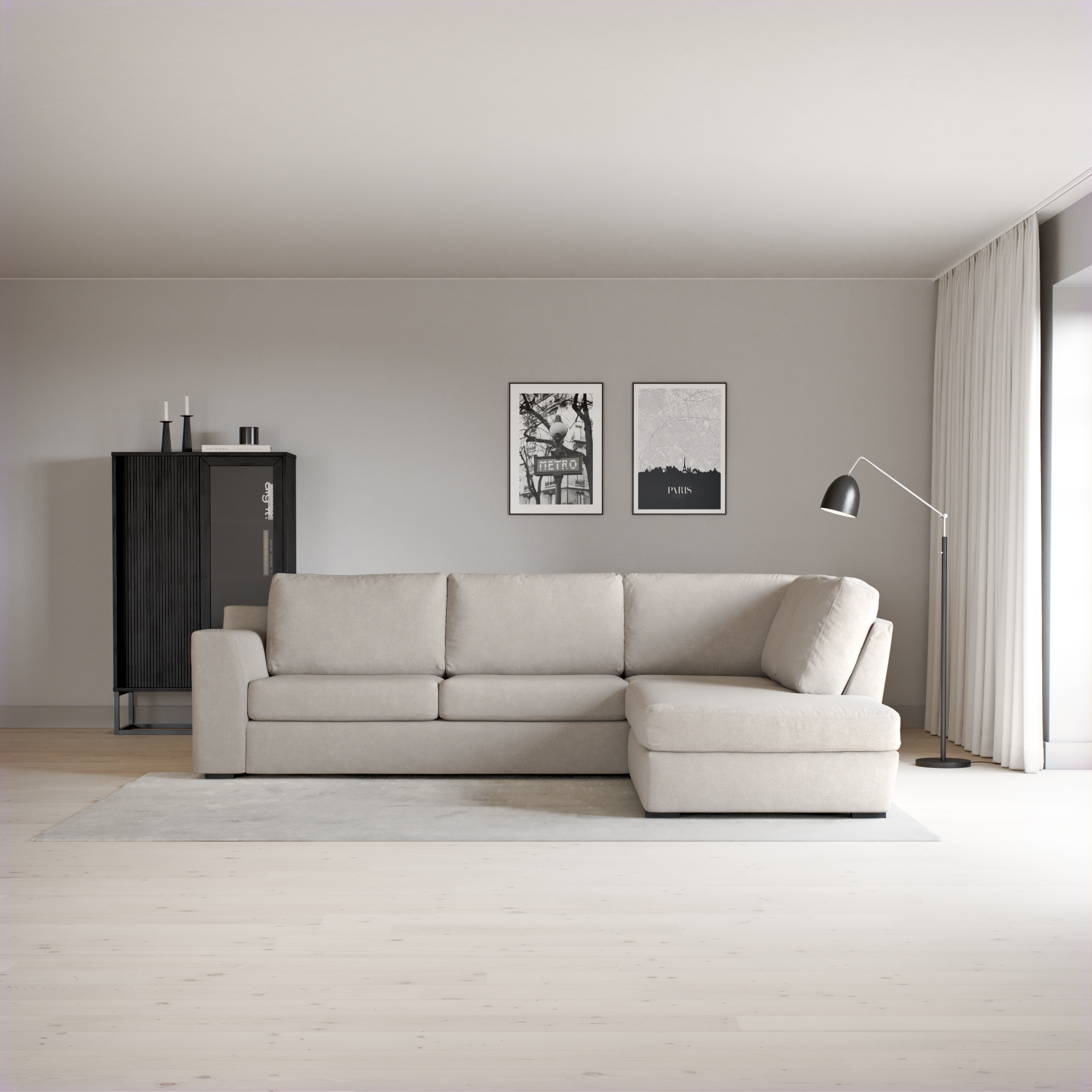 Friday - 2,5-sits soffa med divan höger - inspiration