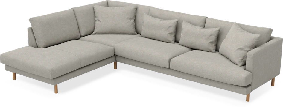 Harper - 3-sits soffa med divan vänster - Beige