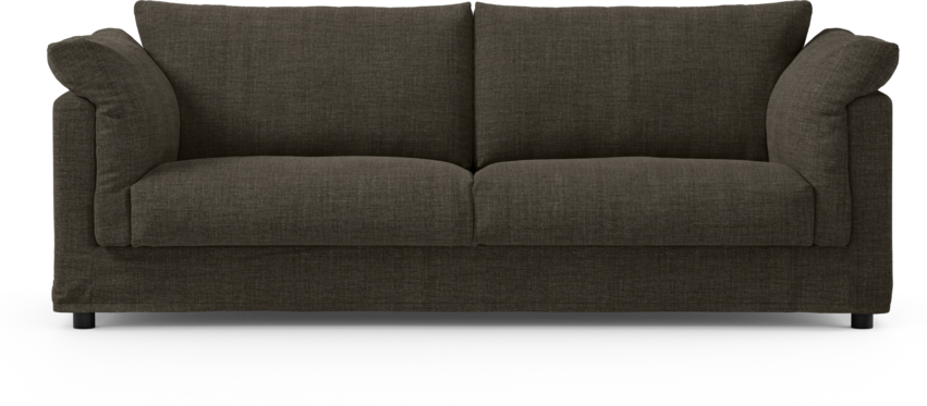 Cherrie - 3-sits soffa med kappa - Brun