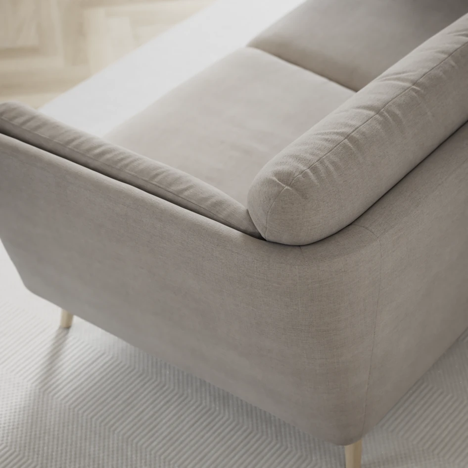 Madison Lux - 2-sits soffa med schäslong höger - Grå