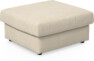 Pieces - Fotpall - Beige