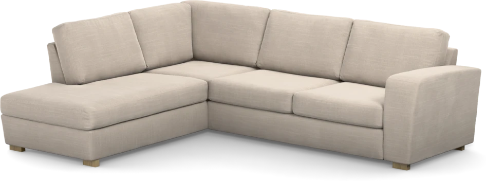 Friday - 2,5-sits soffa med divan vänster - Beige