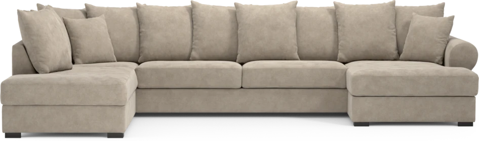 Town - 3-sits soffa med divan vänster och schäslong höger - Beige