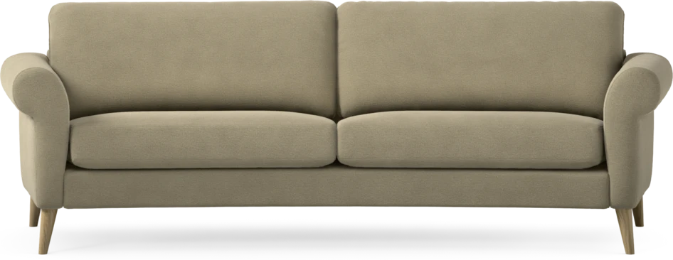 Bridge - 3-sits soffa svängd - Beige