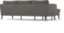 County - 3-sits soffa med flyttbar schäslong - Brun