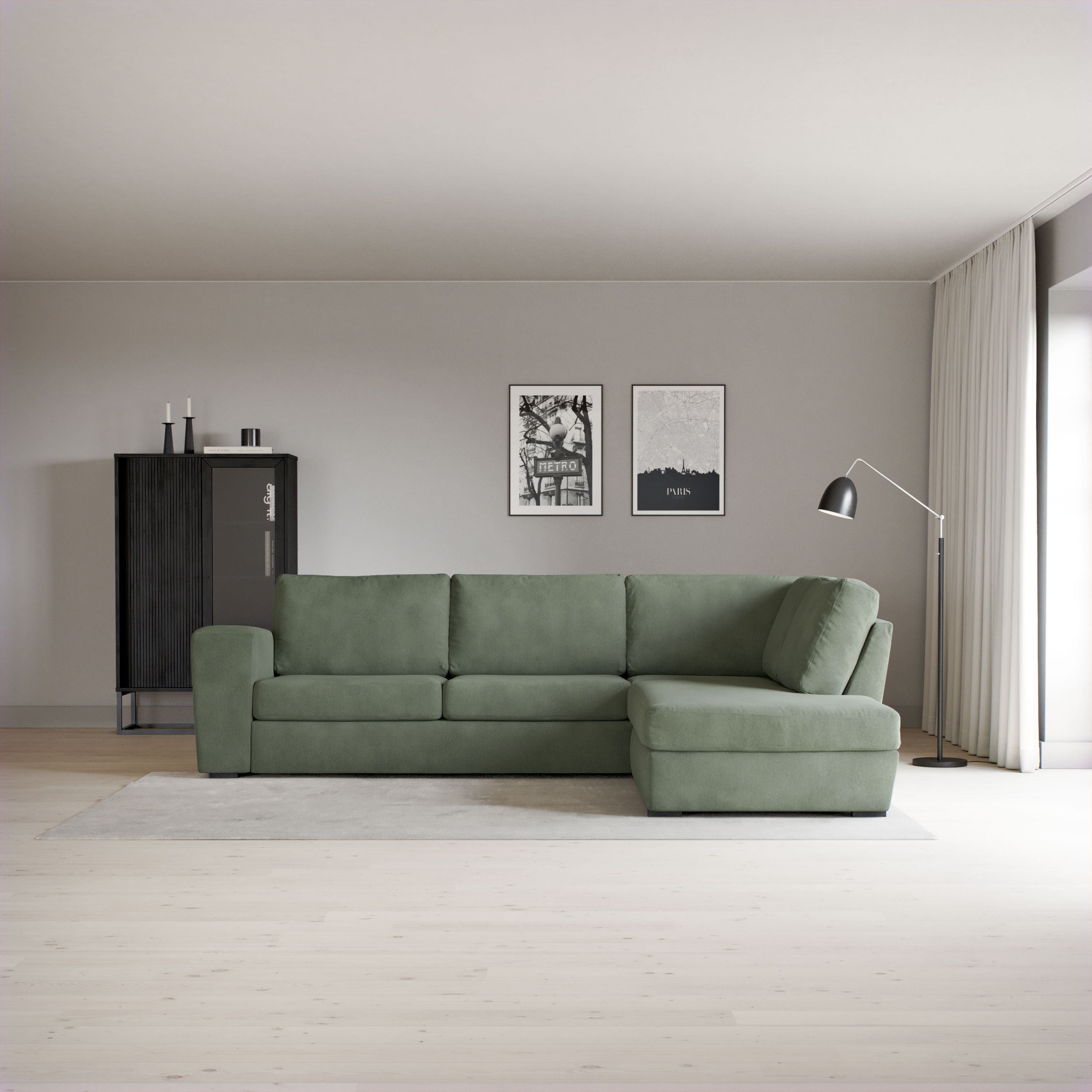 Friday - 2,5-sits soffa med divan höger - inspiration