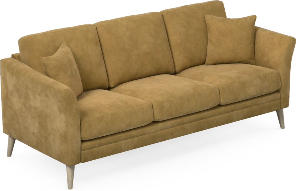 Eden - 3-sits soffa - Gul