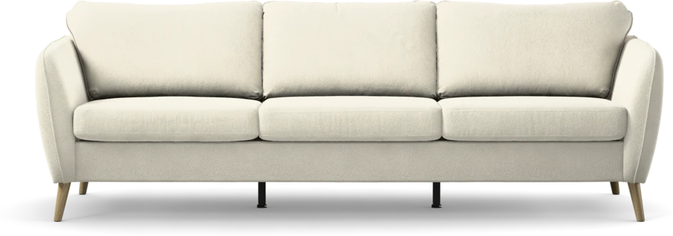 County - 3-sits soffa - Vit