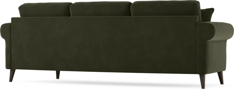 Eden - 3-sits soffa svängd - Grön