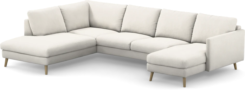 Madison - 2-sits soffa med divan vänster och schäslong höger - Beige