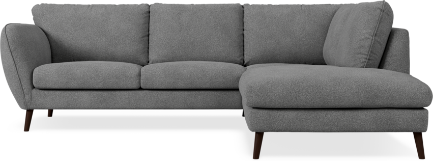 Madison - 2-sits soffa med divan höger - Vit