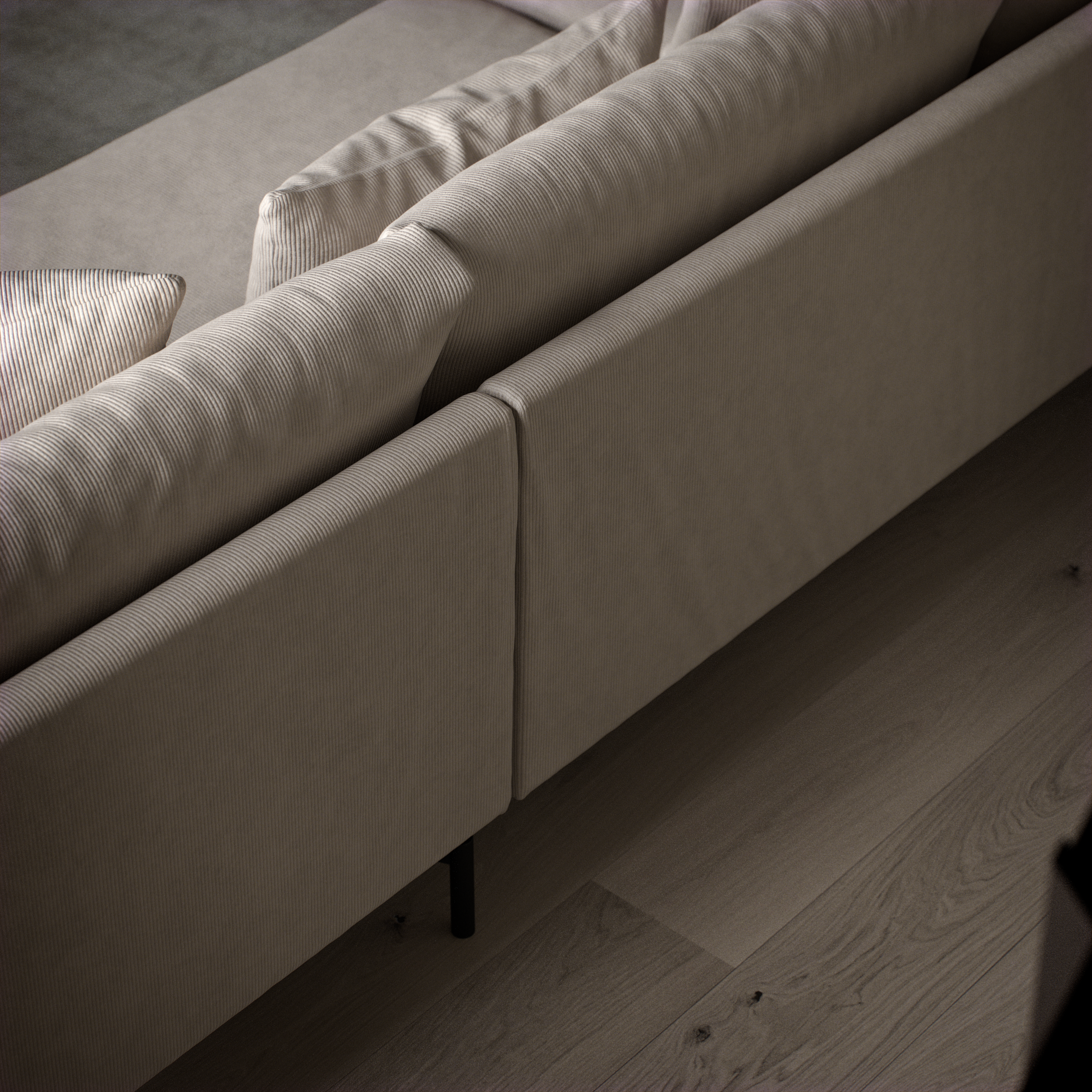 Harper - 3-sits soffa med divan höger - inspiration