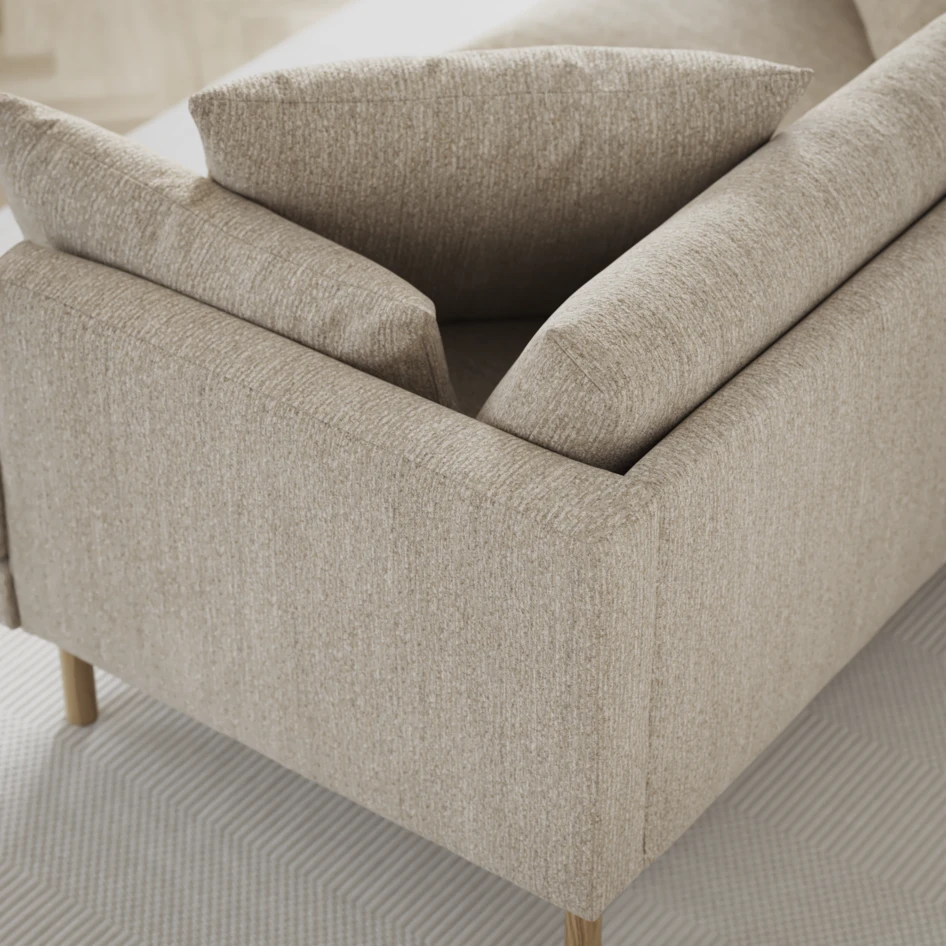 Harper - Fotpall - Beige