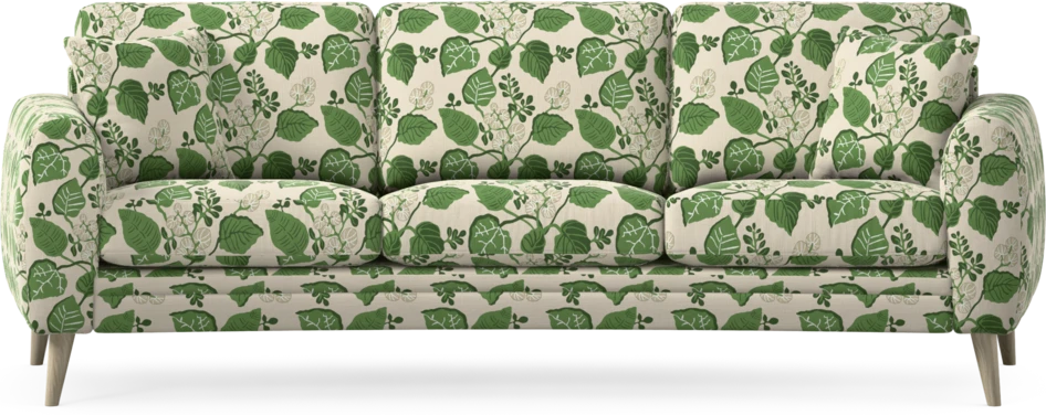 Eden - 3-sits soffa svängd - Flerfärgad