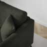 Eden - 3-sits soffa med divan vänster och schäslong höger - Grön