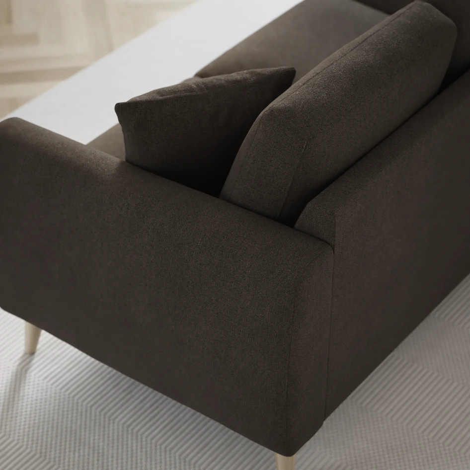Eden - 2,5-sits soffa - Brun