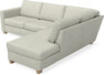 Friday - 2,5-sits soffa med divan höger - Beige