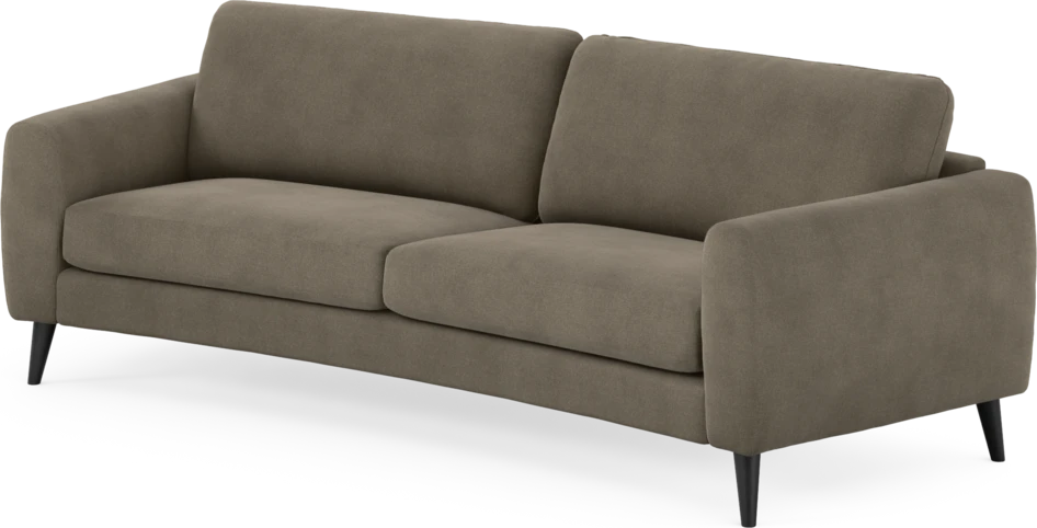 Bridge - 3-sits soffa svängd - Beige
