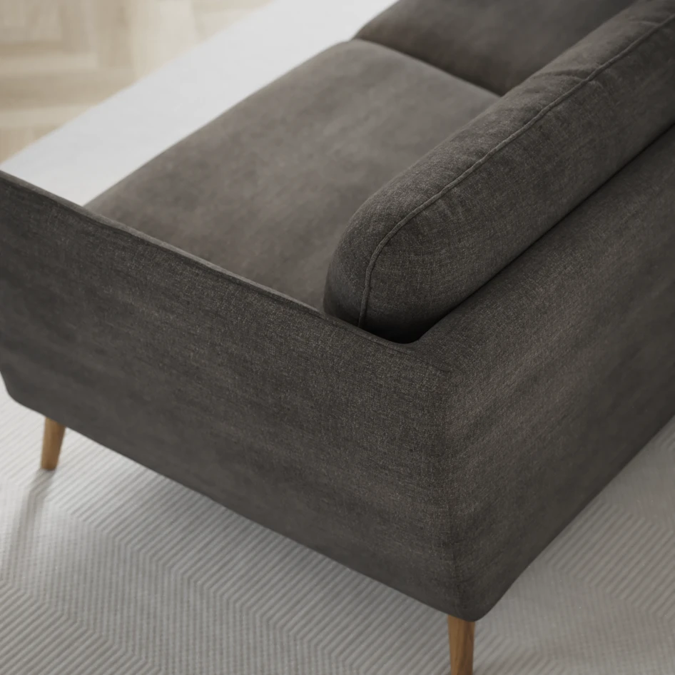 Madison - 2-sits soffa med divan vänster och schäslong höger - Grå