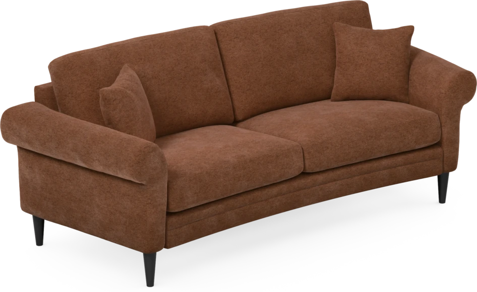 Eden - 2,5-sits soffa svängd - Orange