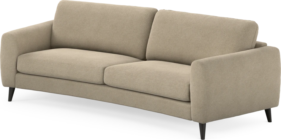 Bridge - 3-sits soffa svängd - Beige