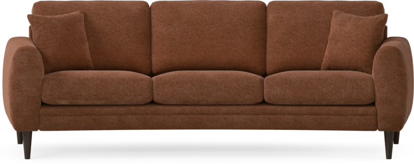 Eden - 3-sits soffa svängd - Orange