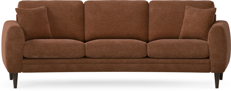 Eden - 3-sits soffa svängd - Orange