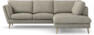 Madison Lux - 2-sits soffa med divan höger - Vit