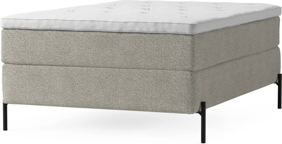 Delux Exclusive - Kontinentalsäng, enkelsäng 140 cm med bäddmadrass och sängben
