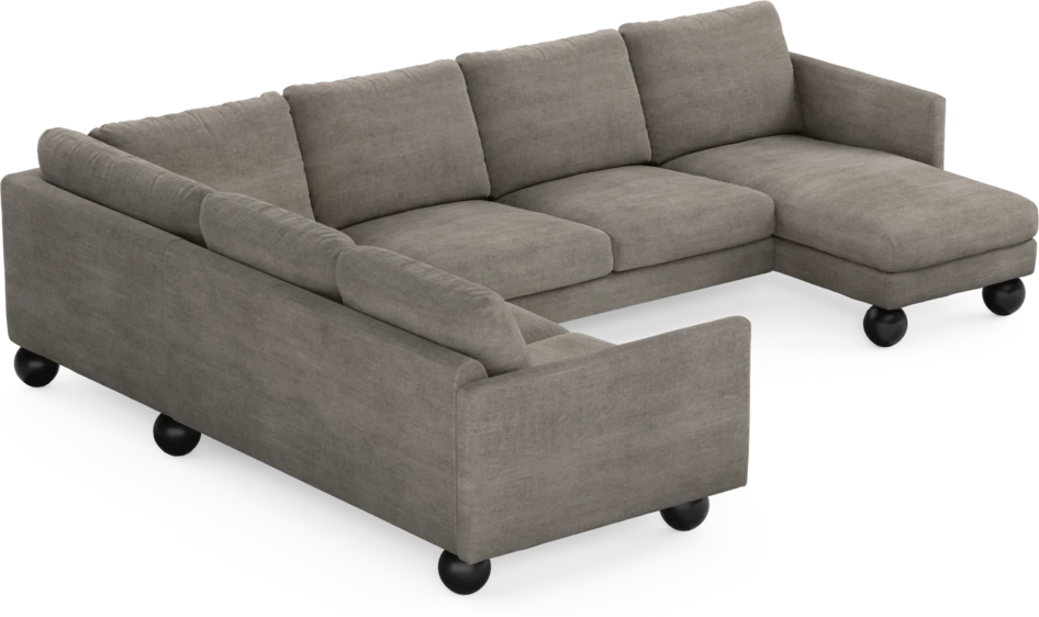 Madison Lux - Hörnsoffa med schäslong höger - Beige
