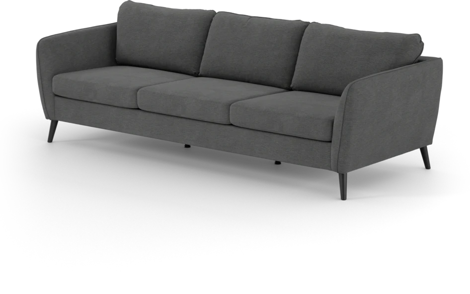 County - 3-sits soffa - Grå