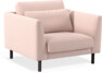 Willow - Fåtölj, fast klädsel - Rosa