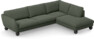 Madison Lux - 3-sits soffa med divan höger - Grön