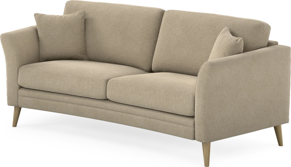 Eden - 2,5-sits soffa svängd - Beige