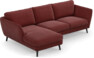 Madison Lux - 2-sits soffa med schäslong vänster - Rosa