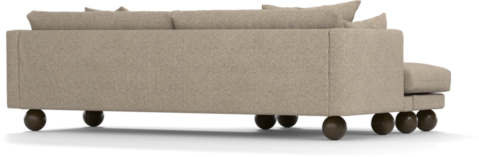 Harper - 4-sits med schäslong XL vänster - Beige