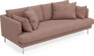 Harper - 3-sits soffa, hel dyna - Rosa