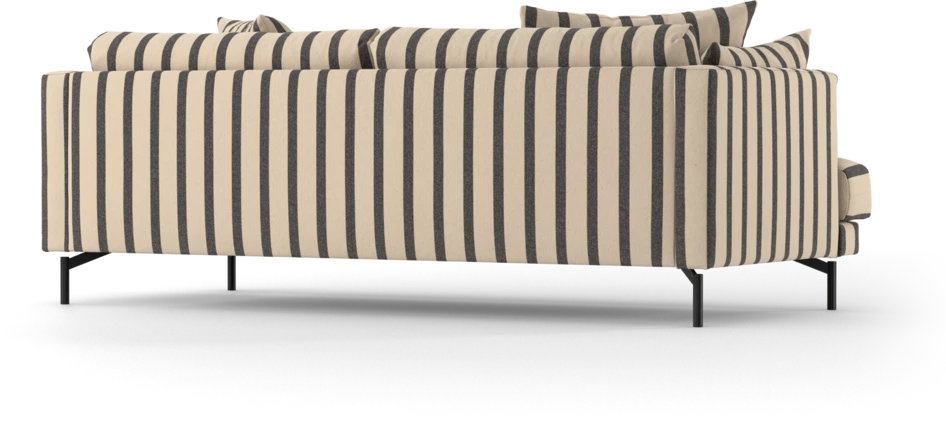 Harper - 3-sits soffa, hel dyna - Flerfärgad