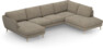 Madison Lux - 2-sits soffa med schäslong vänster och divan höger - Beige