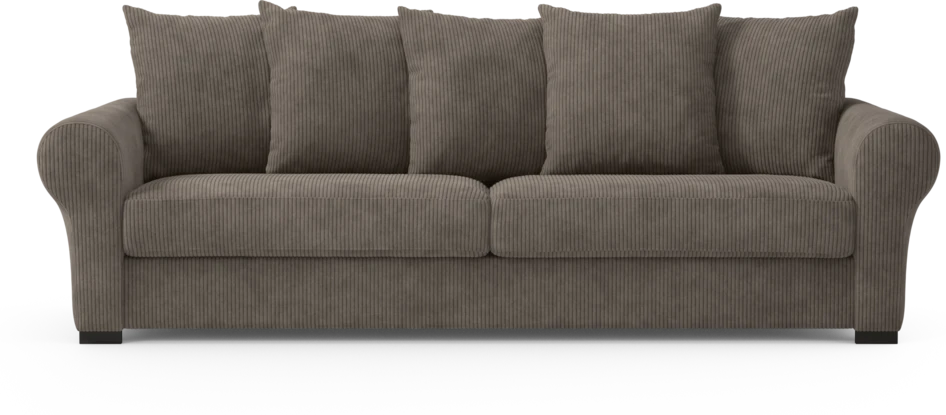 Town - 4-sits soffa - Brun